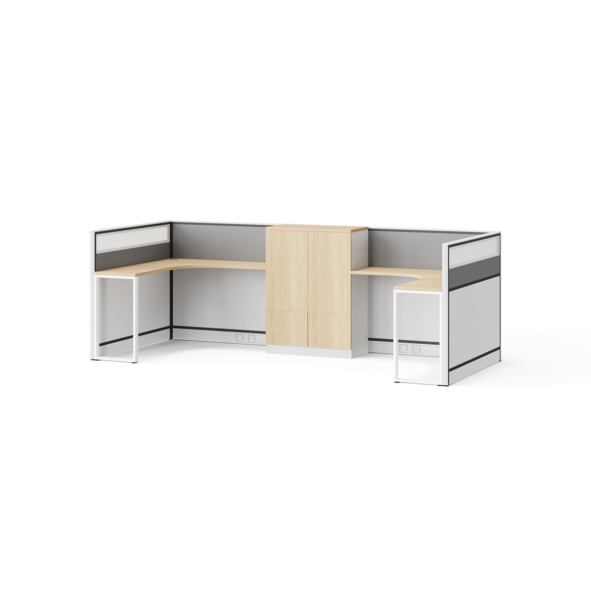 Workstation Kantor Multi Staf — BG-1614W32 — Foshan China office furniture manufacturer