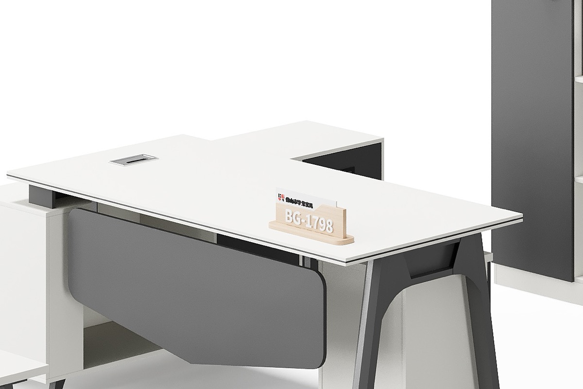 L-Shape Manager Desk — feature detail 2