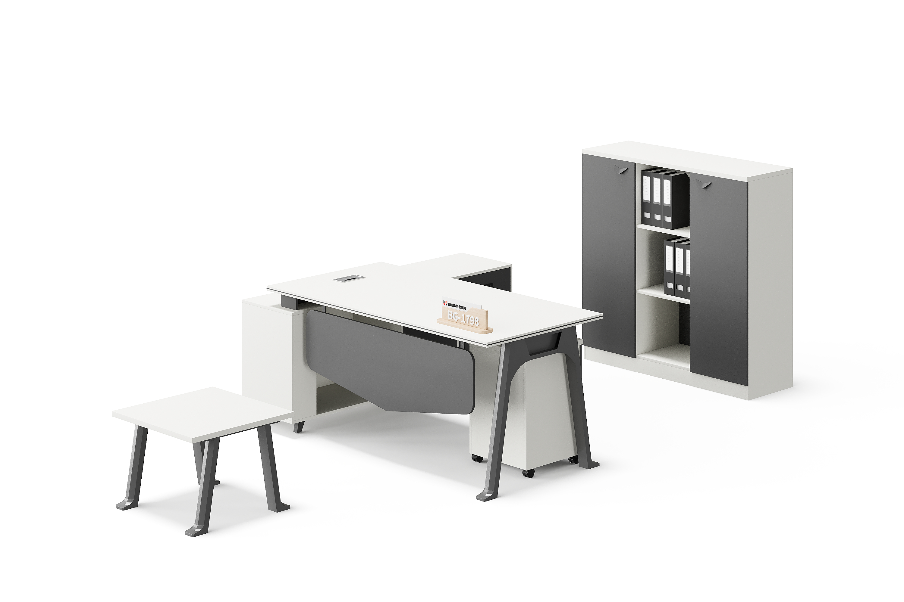 Meja Manajer L-Shape — BG-1798LA