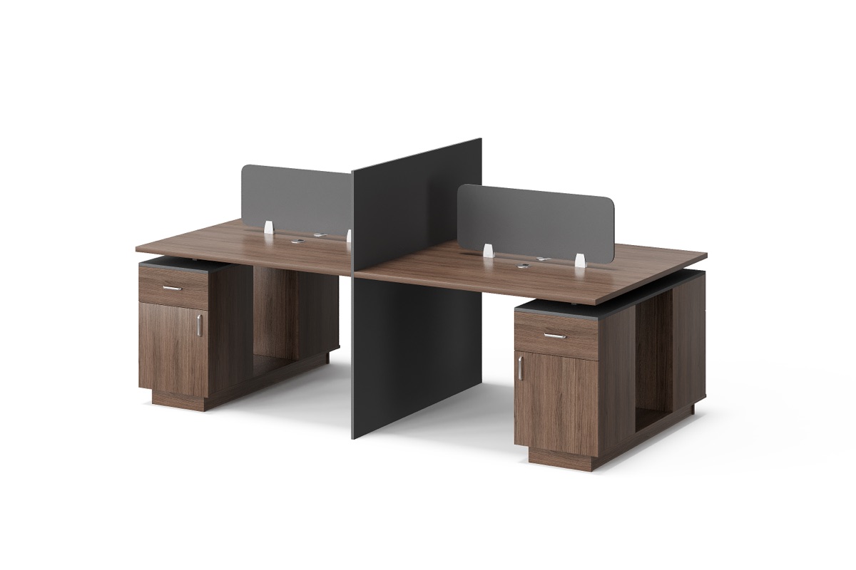 Workstation 4 Orang — BG-2348W4-G17 — Foshan China office furniture manufacturer