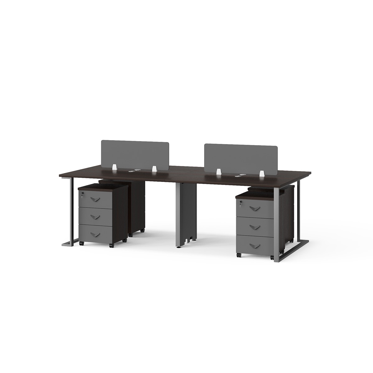 Workstation Kantor Bench Modular — detail fitur 1