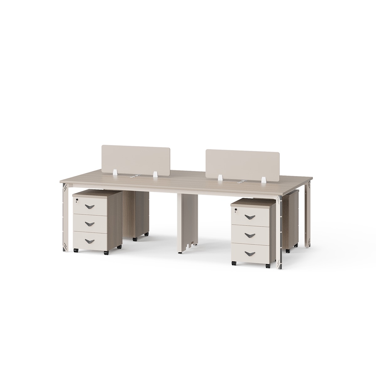 Workstation Kantor Beige — BG-24857W24