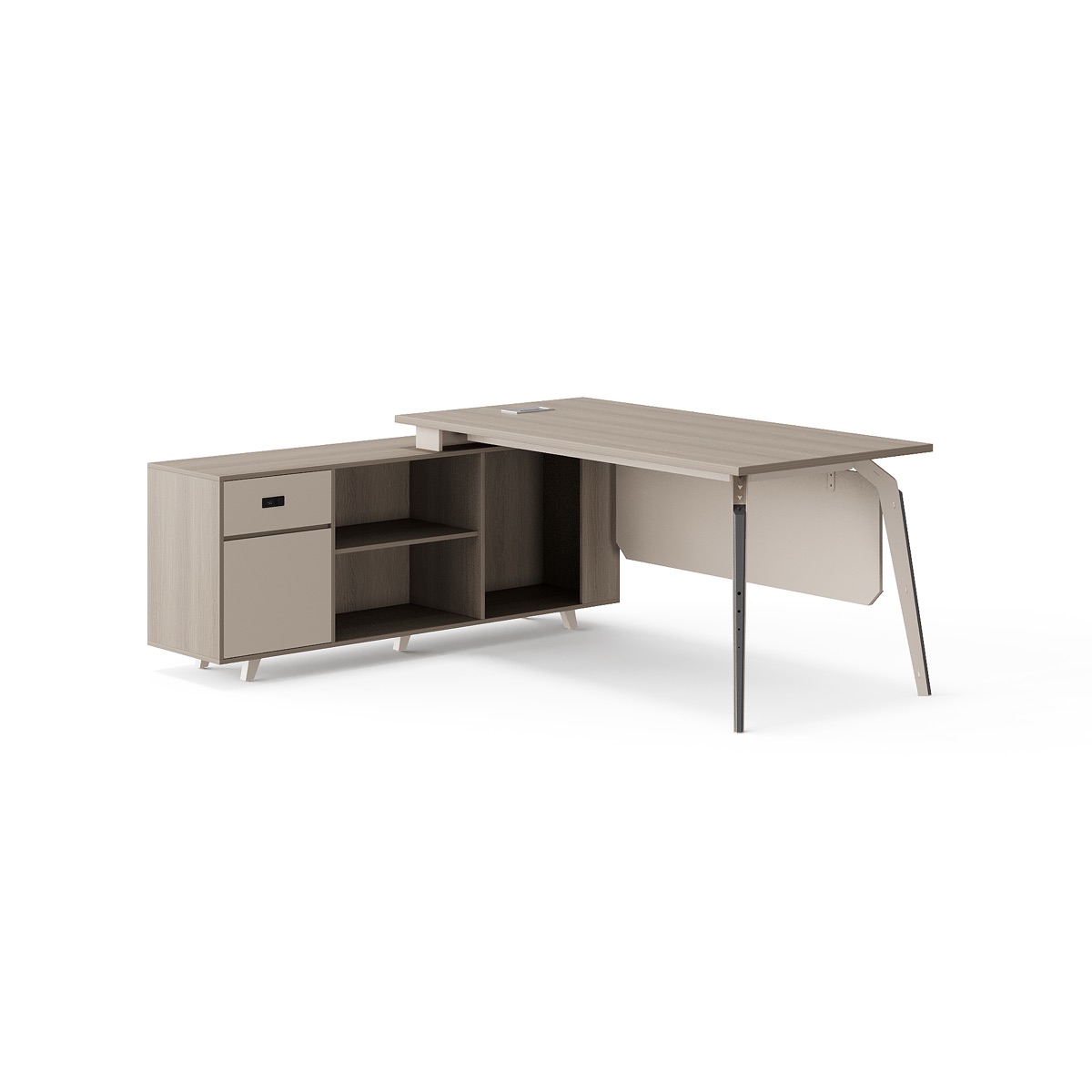Meja Eksekutif L — detail fitur 1
