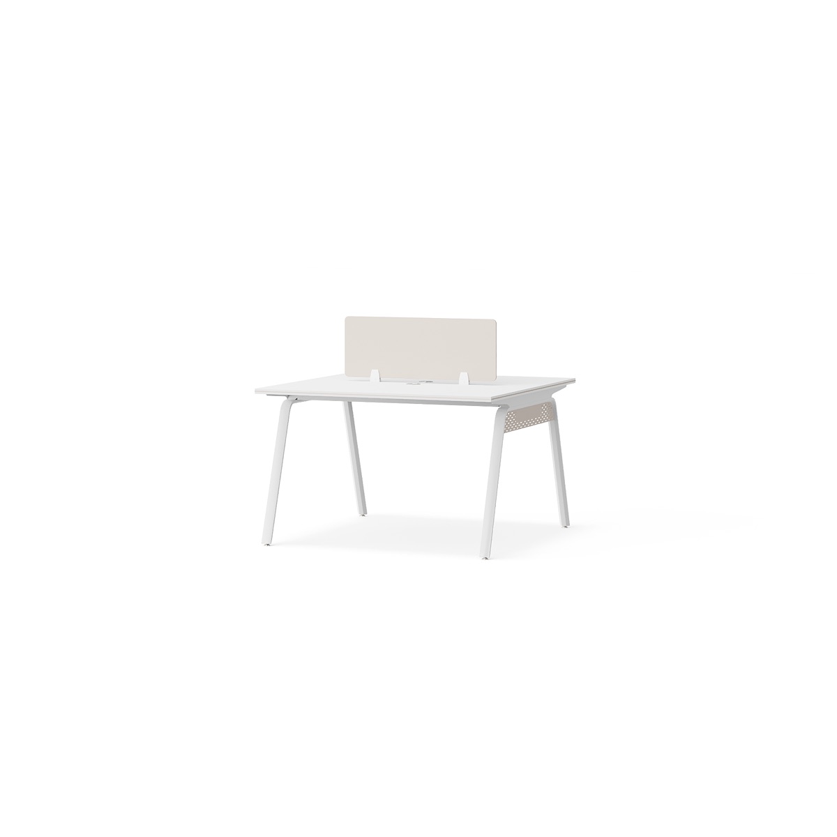 Workstation Kantor 2 Orang Panel Privasi — detail fitur 1