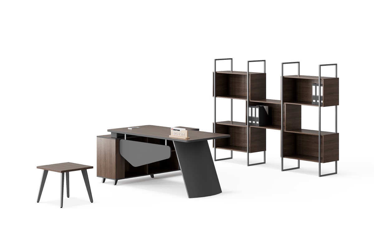 Meja Direktur L-Shape — detail fitur 2