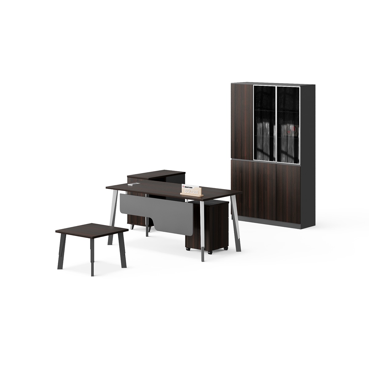 Meja Eksekutif Lurus Modern — detail fitur 1