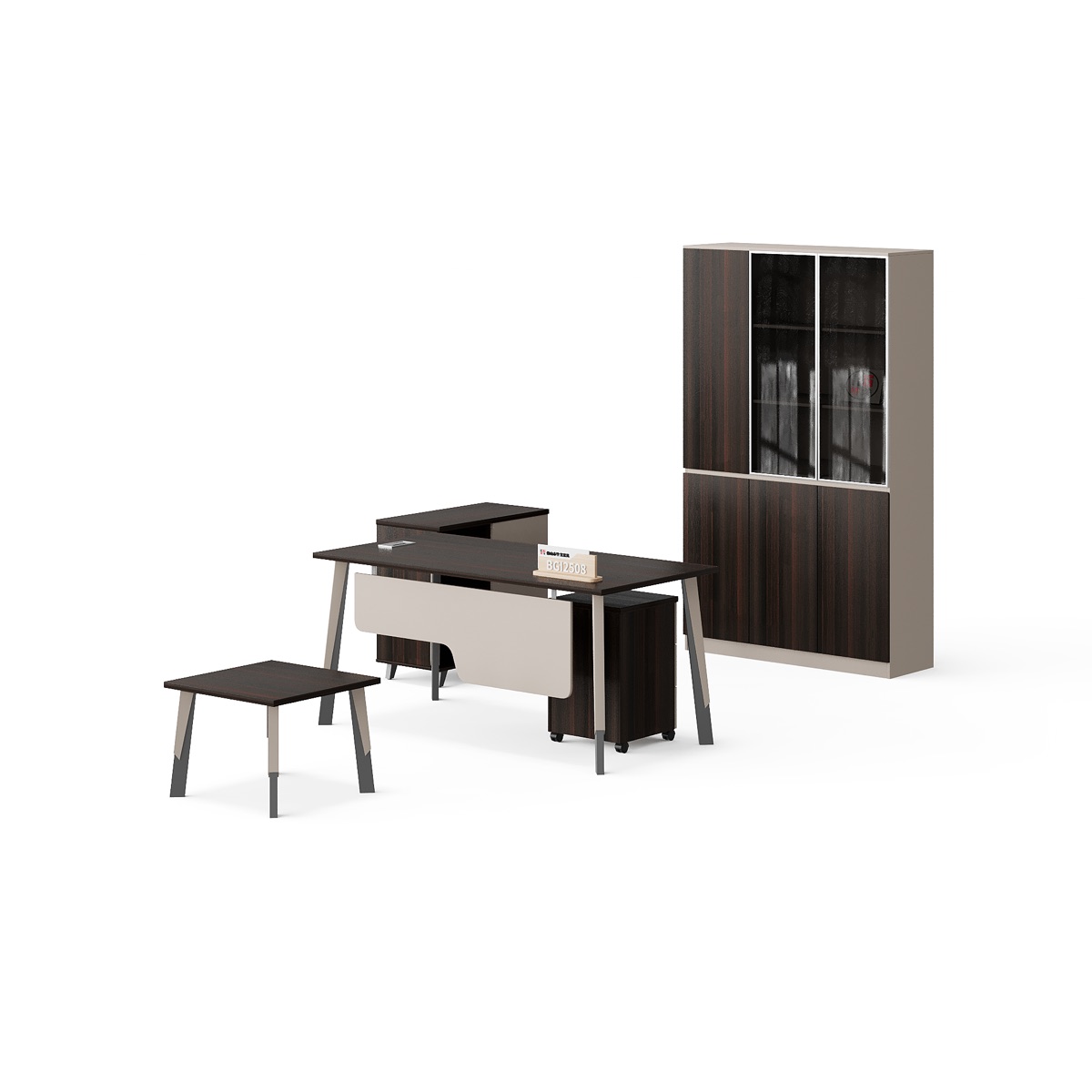 Meja Eksekutif Lurus Modern — detail fitur 2
