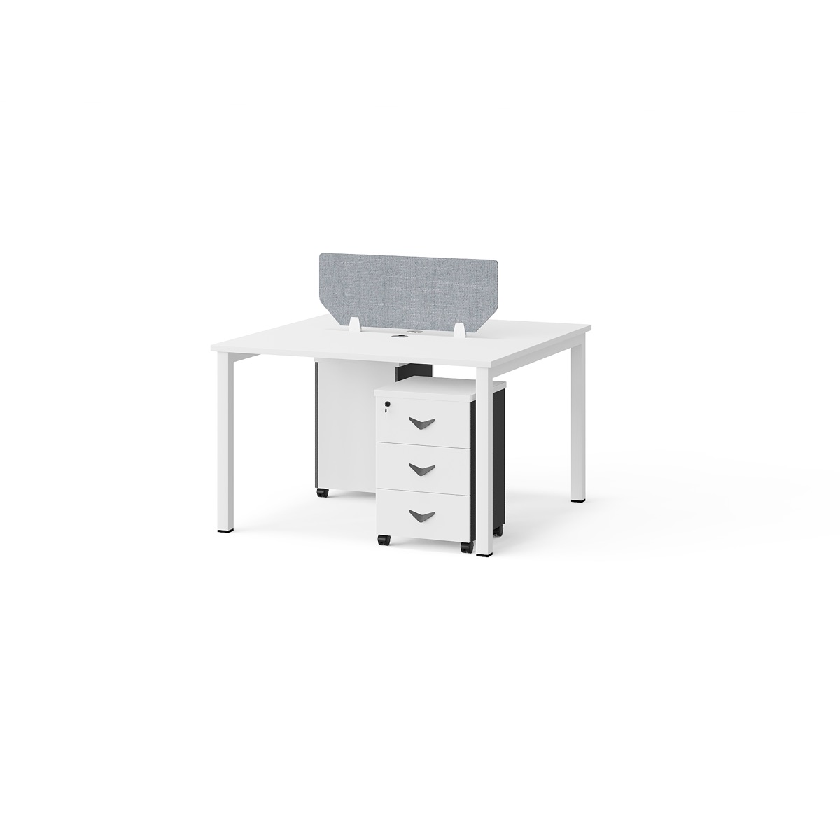 Workstation Kantor 2 Orang Partisi Kain — BG-2516W2 — Foshan China office furniture manufacturer