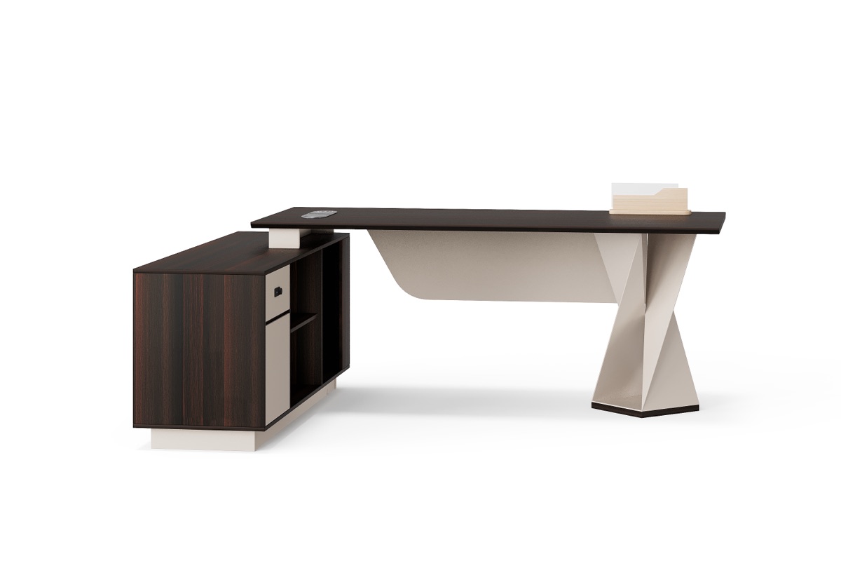 Meja Direktur L — detail fitur 1