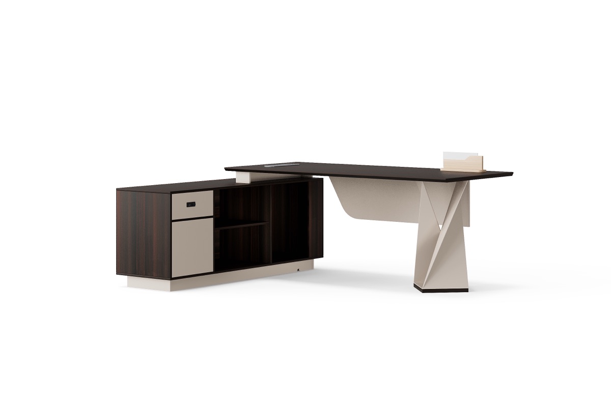 Meja Direktur L — detail fitur 2