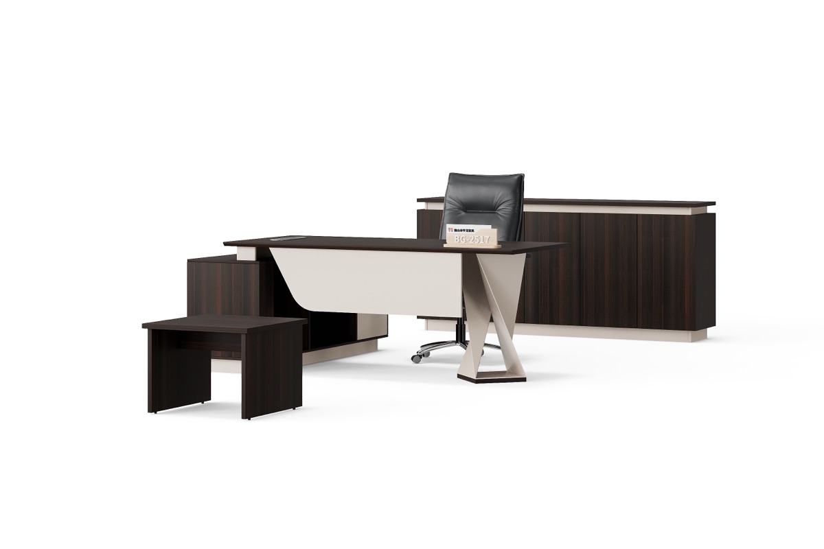 Meja Eksekutif L-Shape — BG-2517LA — Foshan China office furniture manufacturer