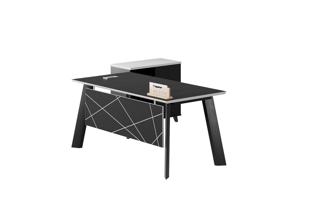 BG Reaches 421 Products: Black Director Desks & G28 Cabinet