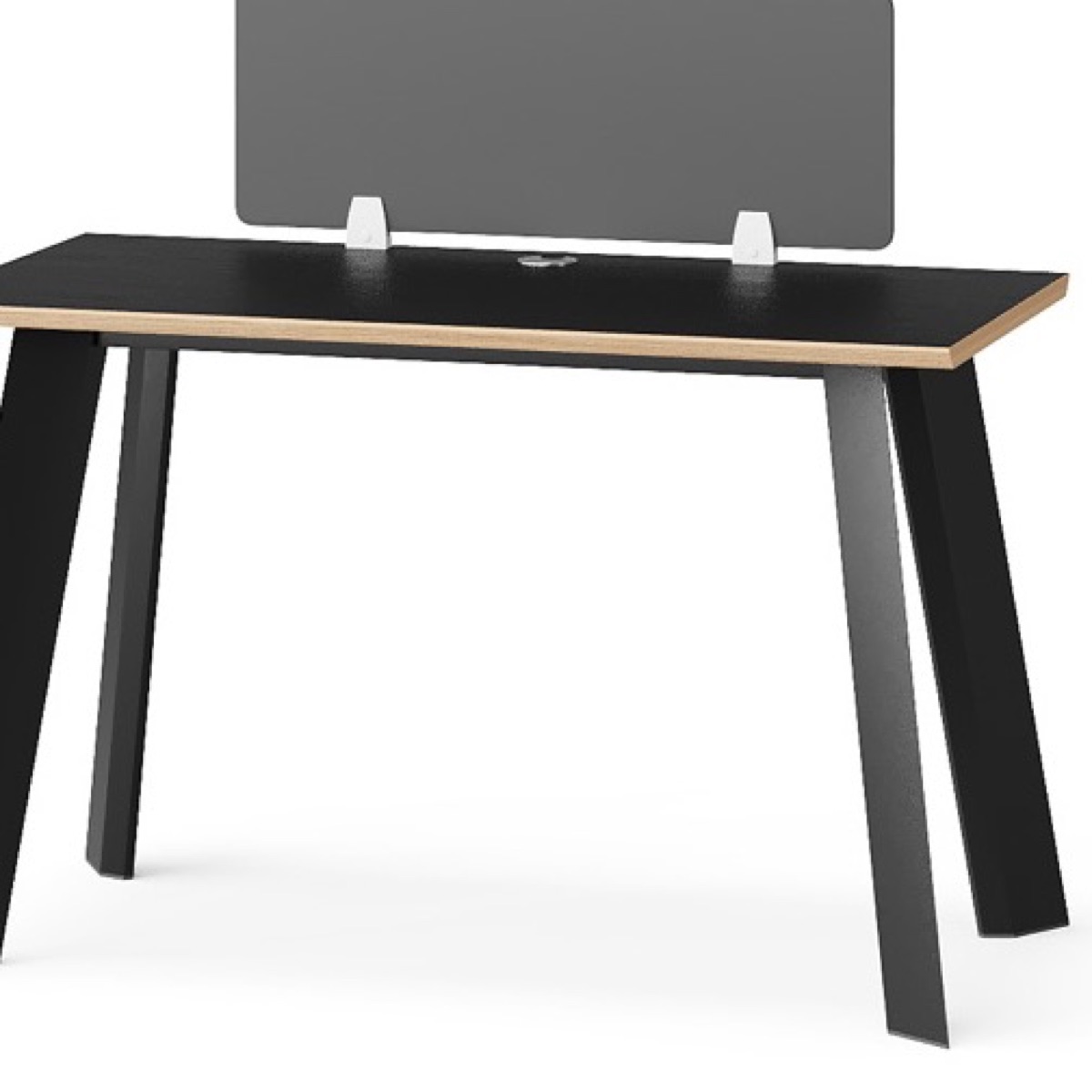 Meja Staf Kantor Hitam — detail fitur 3