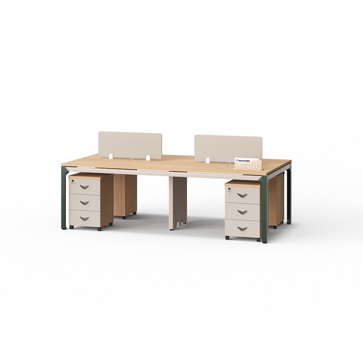 2-4 Person Office Bench Workstation — feature detail 1