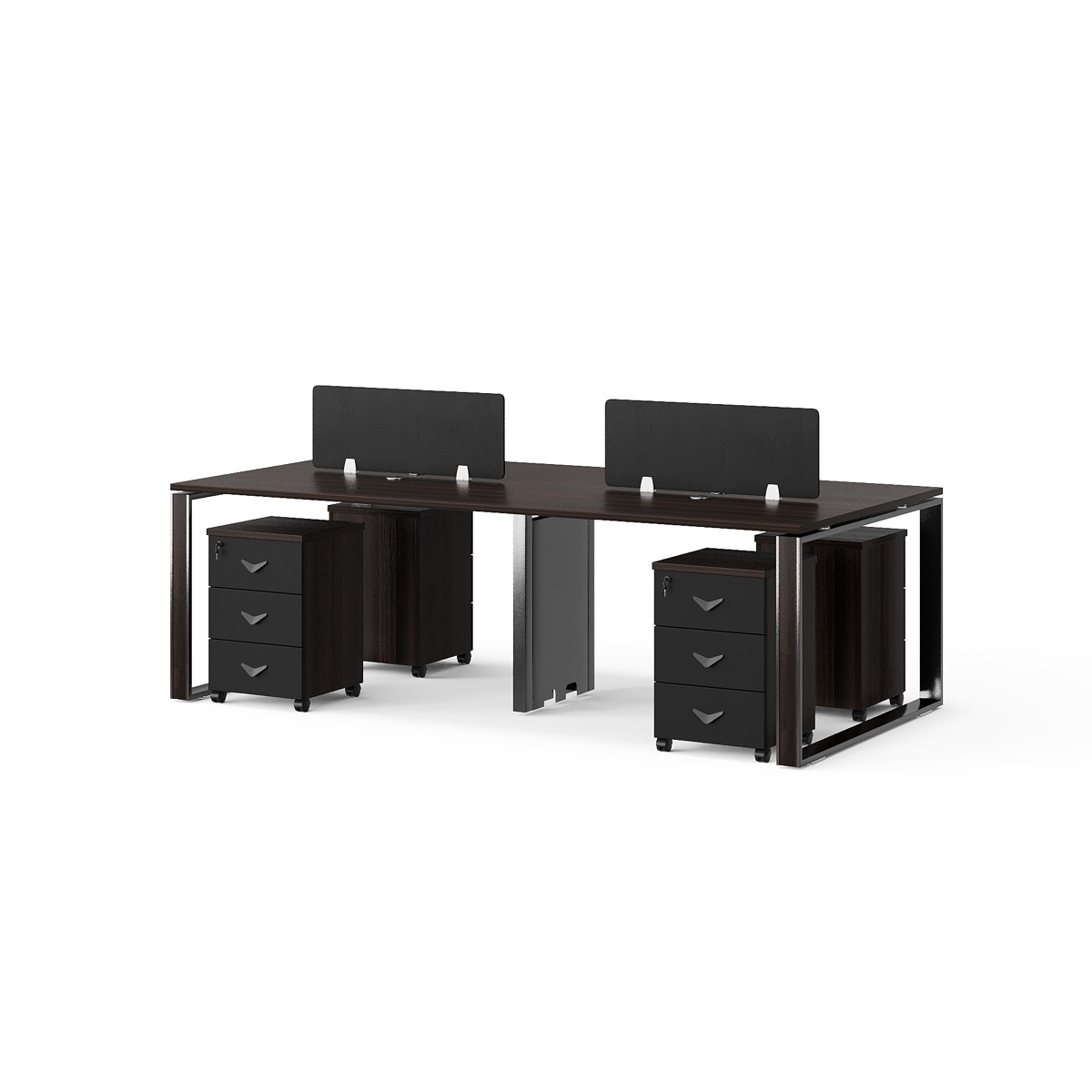 Workstation 4 Orang — BG-2526W4-B13 — Foshan China office furniture manufacturer