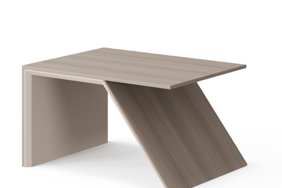 Meja Samping Kaki Z Sculptural — detail fitur 1