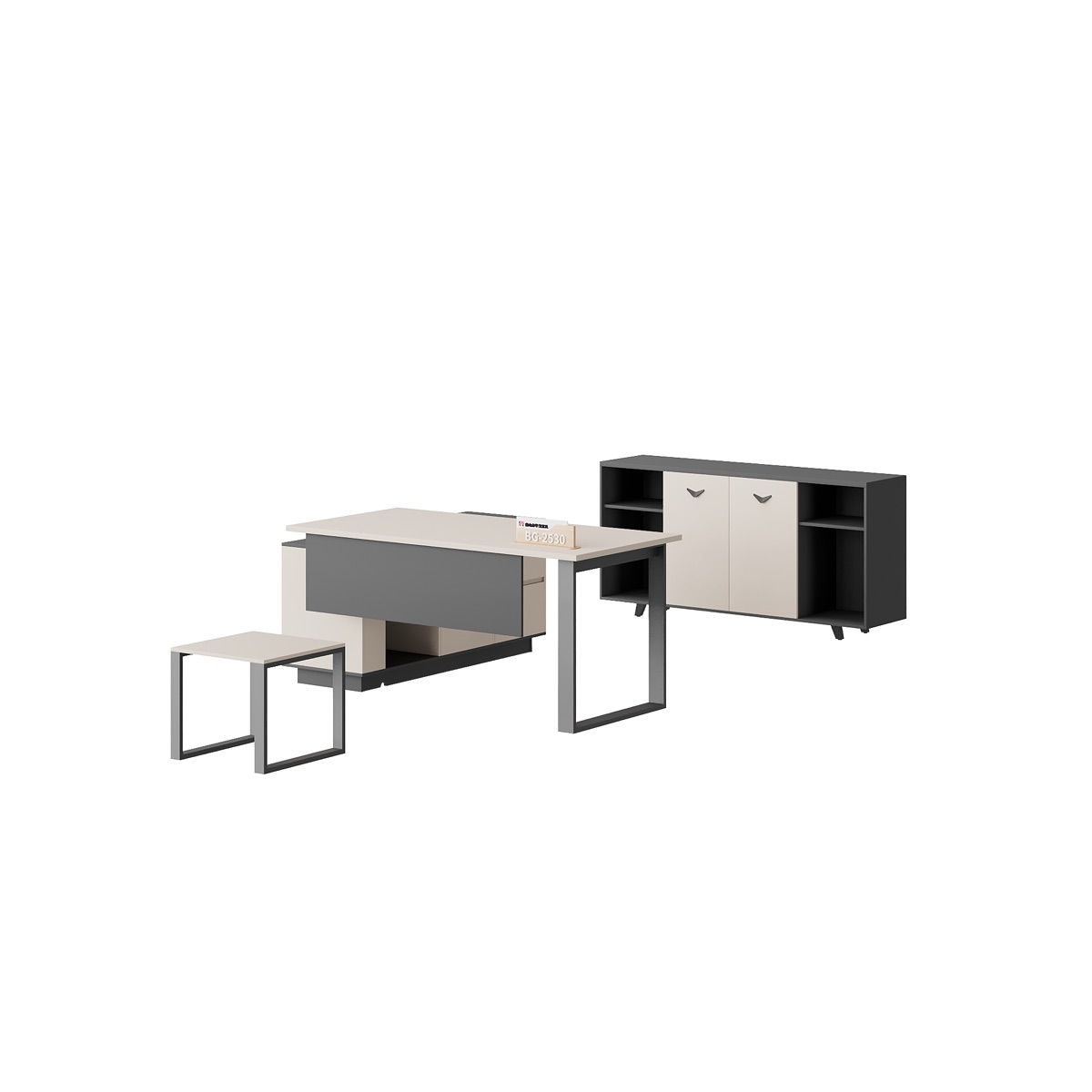 Meja Eksekutif L-Shape — detail fitur 1