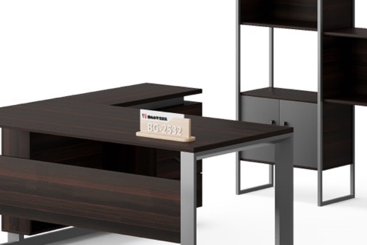 Meja Eksekutif L-Shape — detail fitur 2