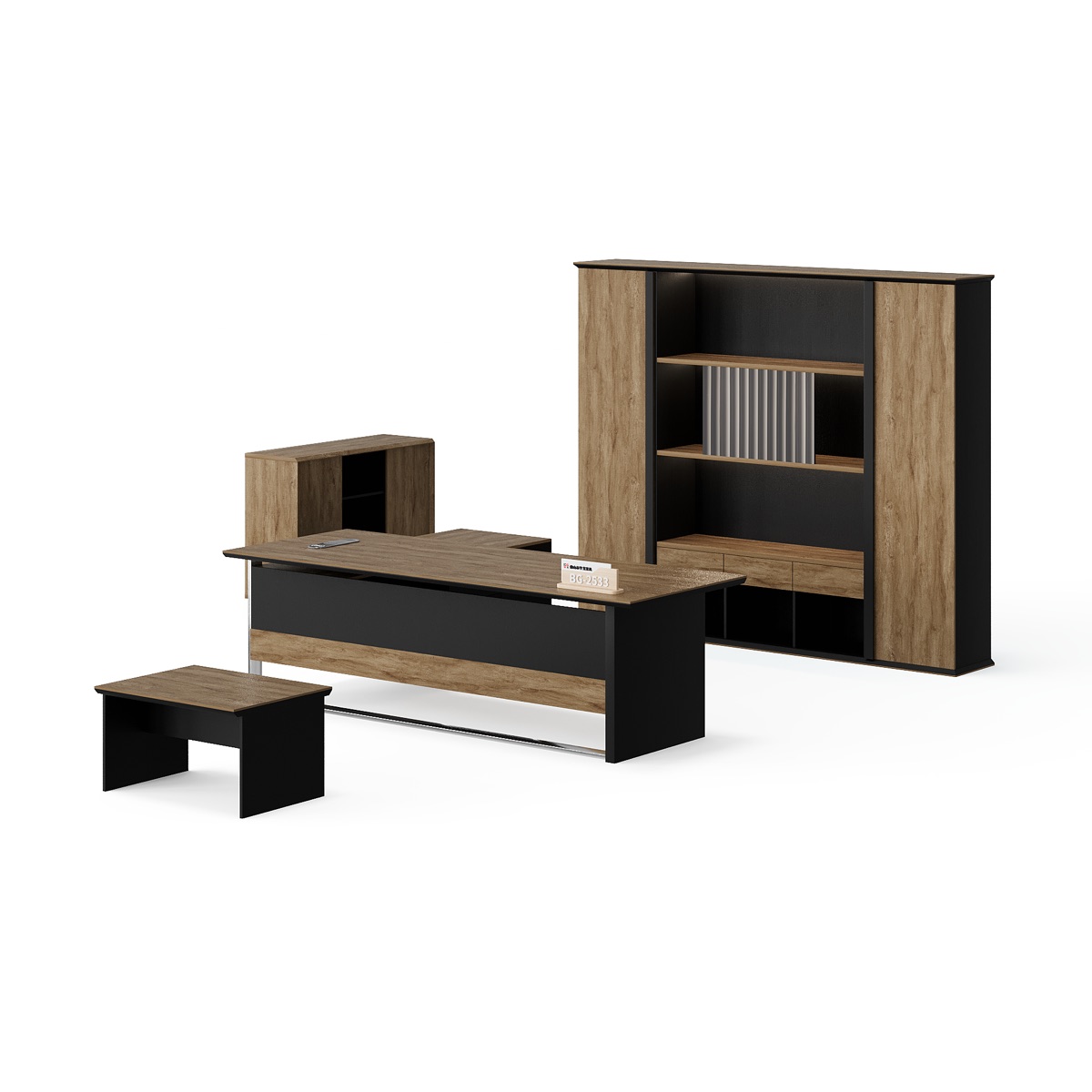 Meja Direktur L-Shape — detail fitur 2