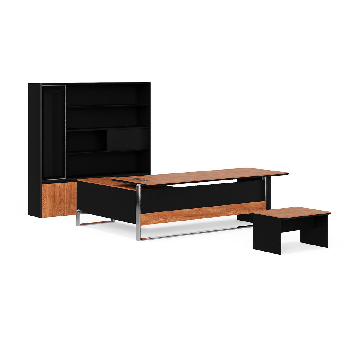 Meja Direktur L-Shape — detail fitur 1