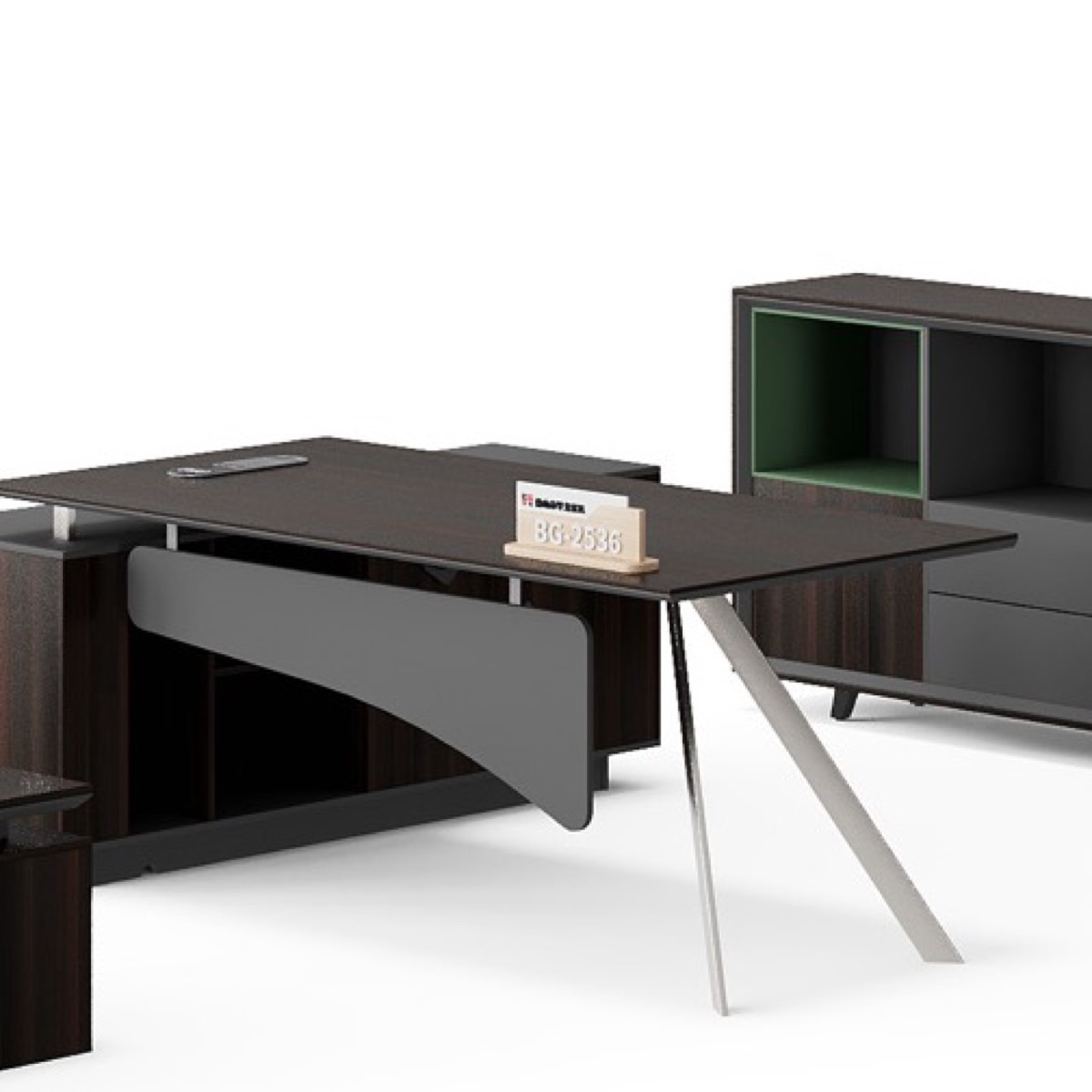 Meja Eksekutif L-Shape — detail fitur 2