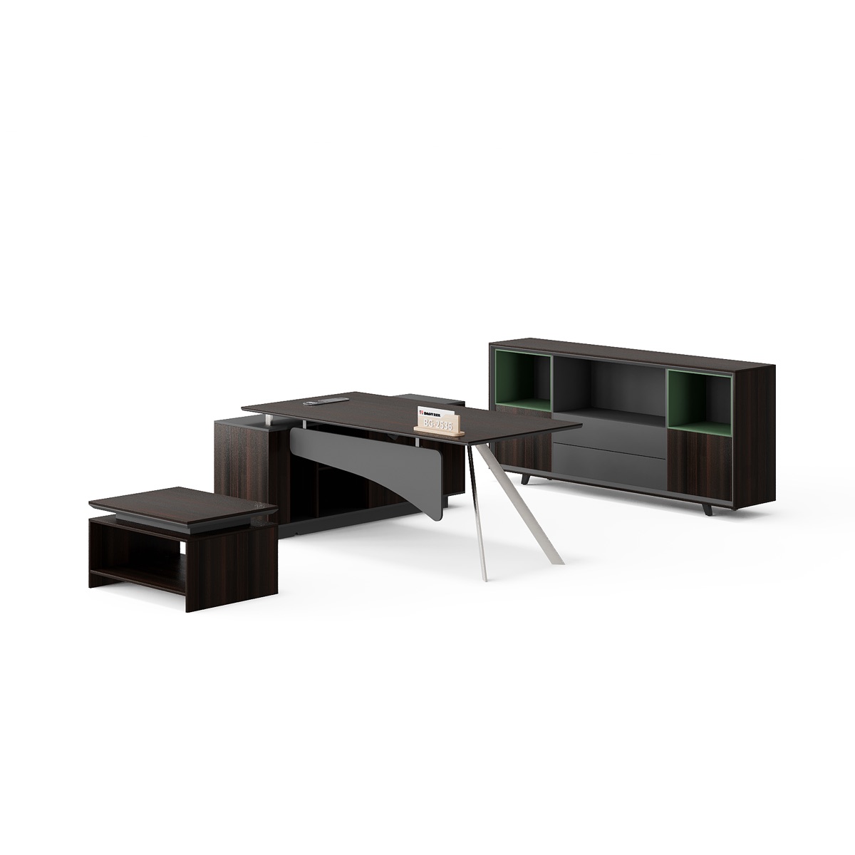 Meja Eksekutif L-Shape — BG-2536LA-B13 — Foshan China office furniture manufacturer