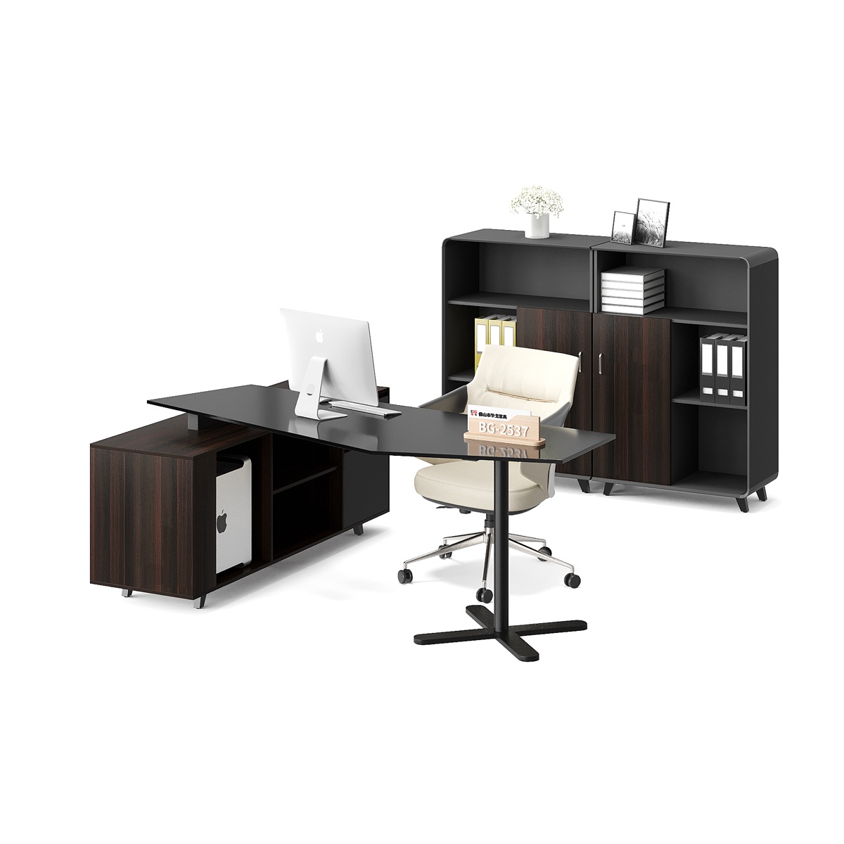 Meja Eksekutif L-Shape — detail fitur 2
