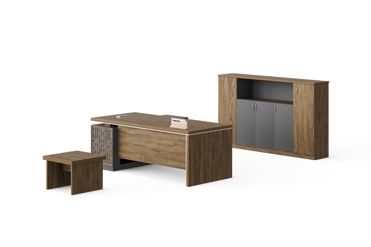 Meja Eksekutif L-Shape Premium — detail fitur 6