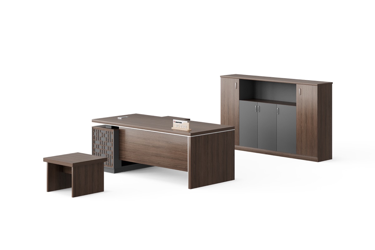 Meja Eksekutif L-Shape Premium — detail fitur 4