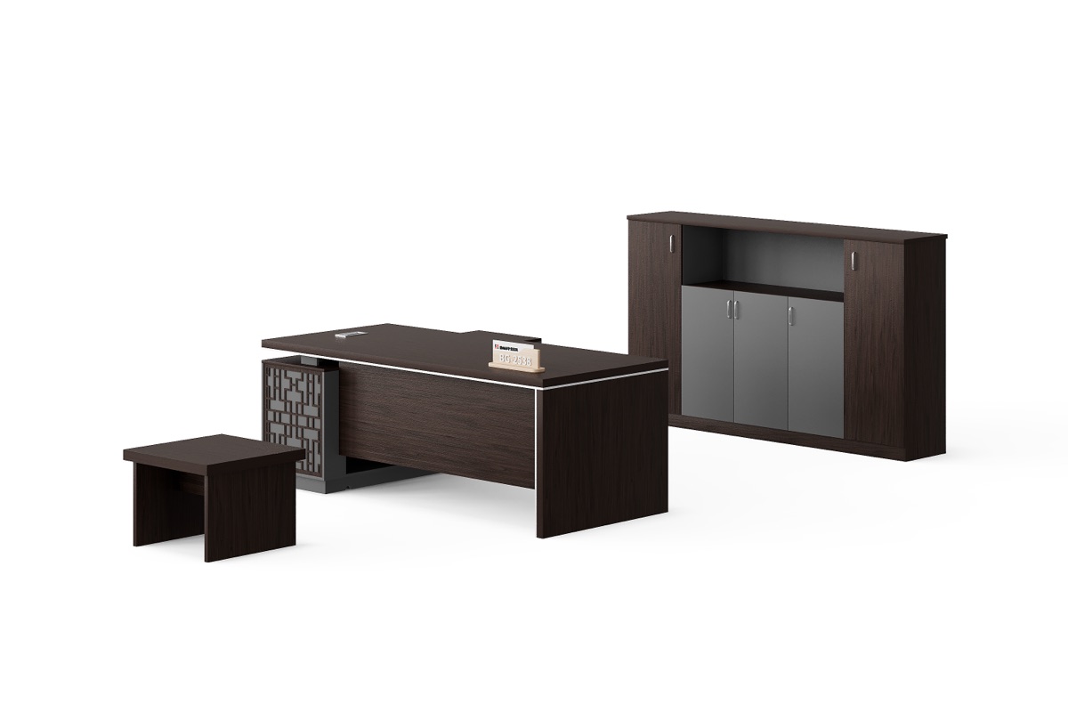 Meja Eksekutif L-Shape Premium — detail fitur 7