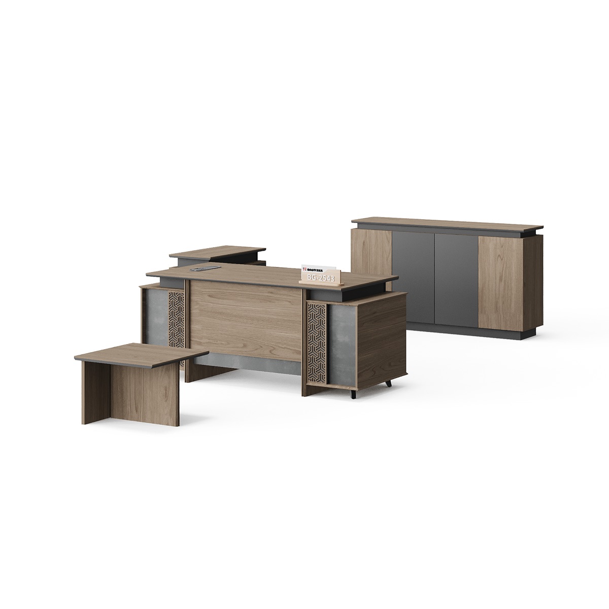 Meja Eksekutif 2,2 m — detail fitur 1