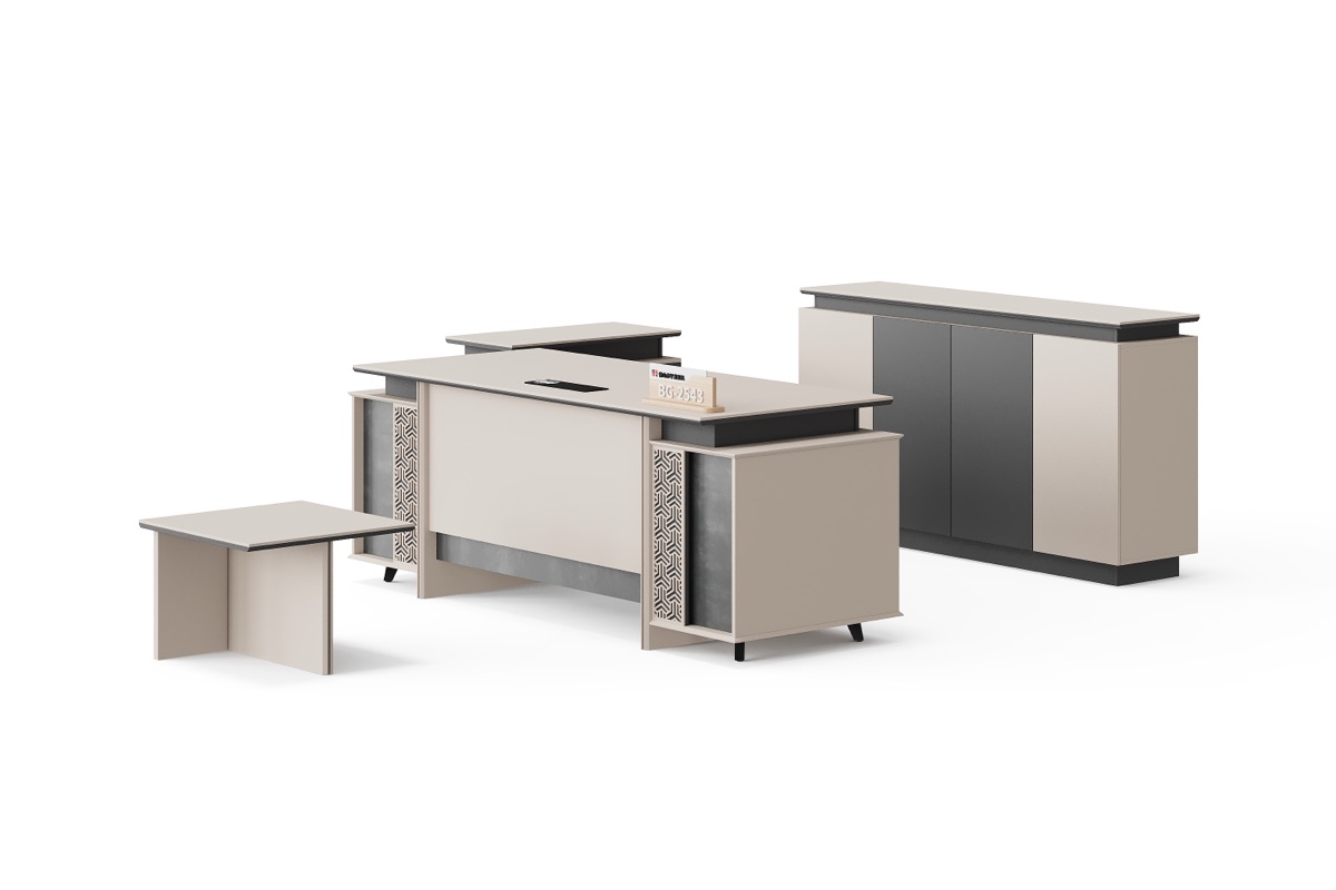 Meja Eksekutif + Kabinet — detail fitur 1