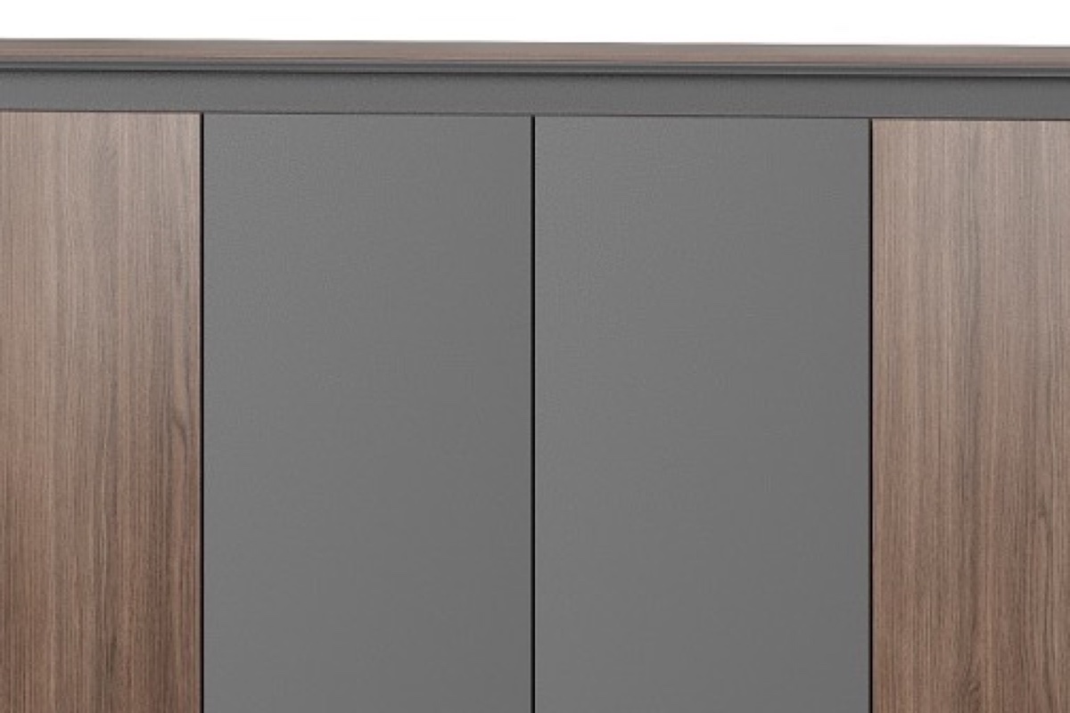 Kabinet Arsip 4 Pintu Dua Warna — detail fitur 2