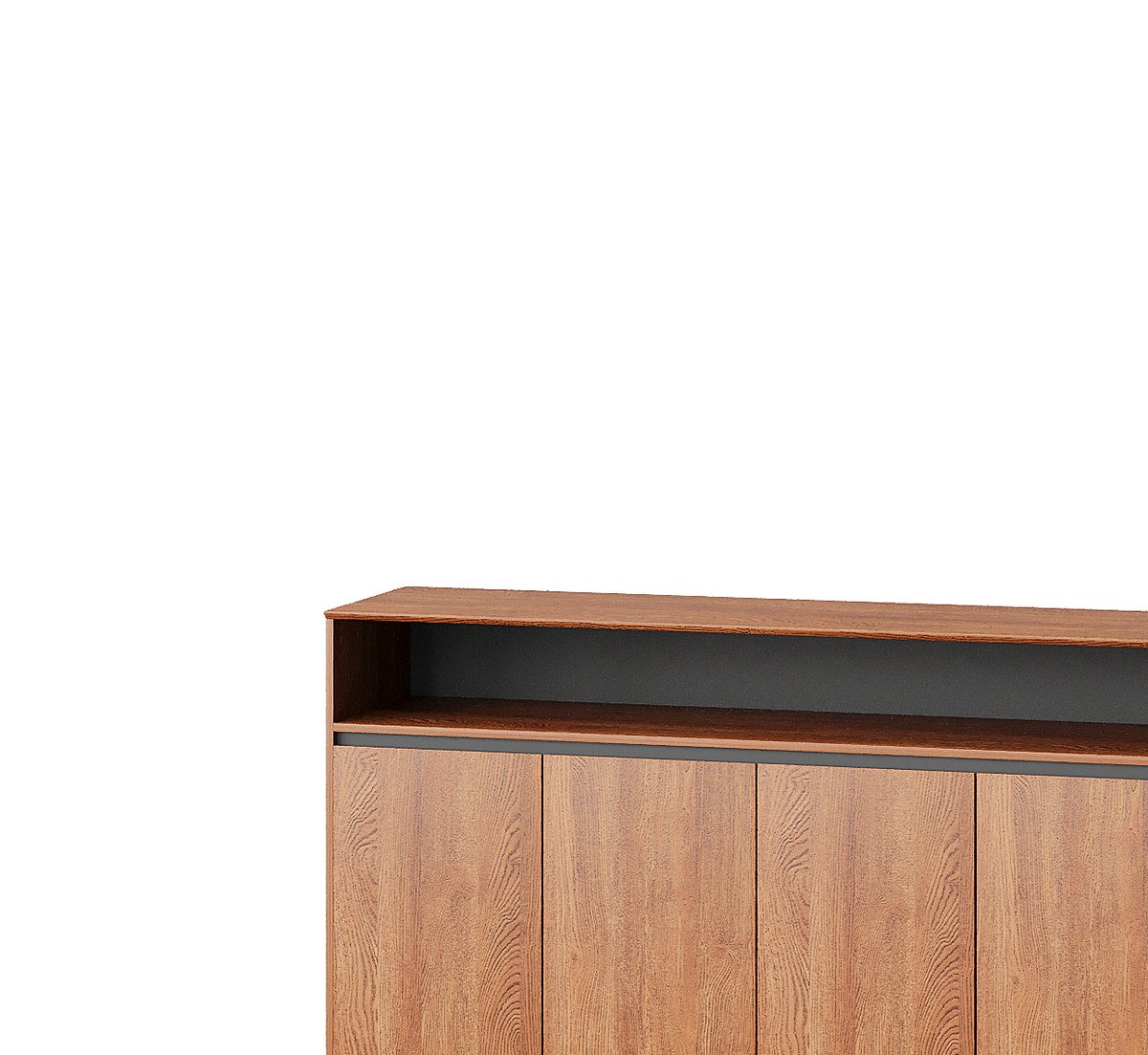 Kabinet Arsip Lima Pintu Rak Atas — detail fitur 1