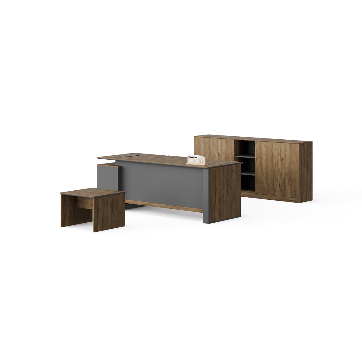 Meja Manager Kantor Hitam — BG-2545-B4 — BG Office Furniture