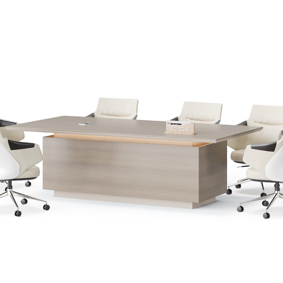Meja Rapat Oval Kantor — detail fitur 1