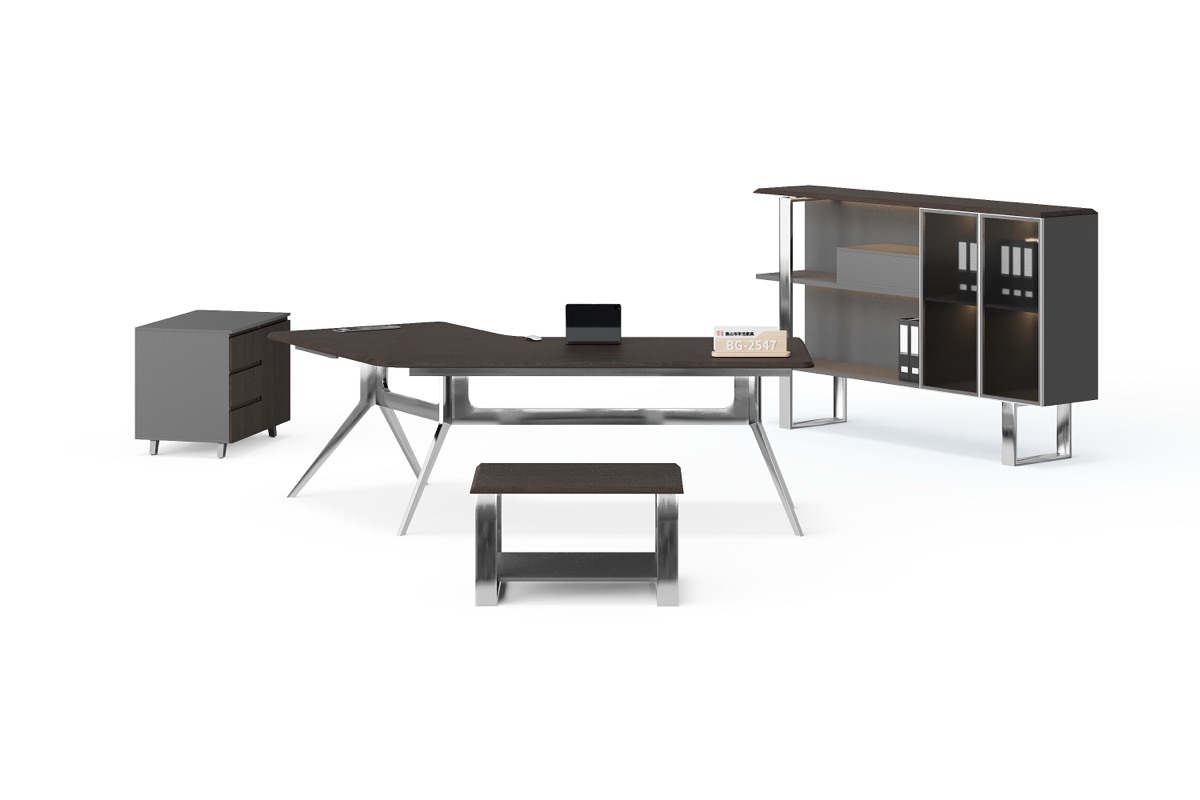 Meja Eksekutif Set Kabinet 2400 mm — BG-2547