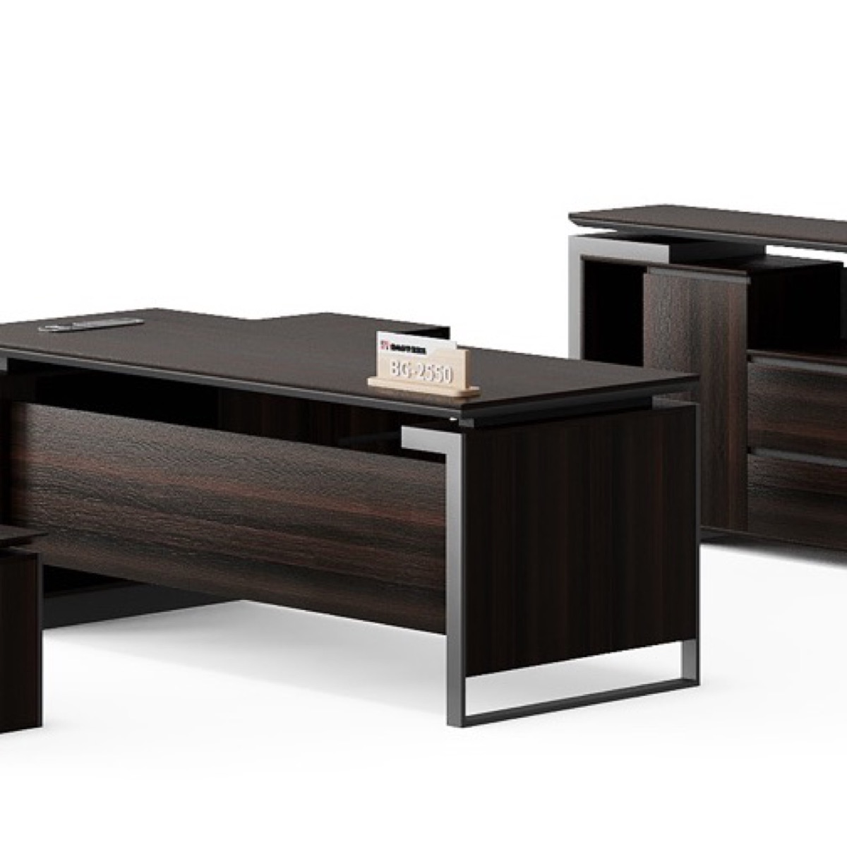 Meja Eksekutif L-Shape 2000 mm Enam Warna — detail fitur 2
