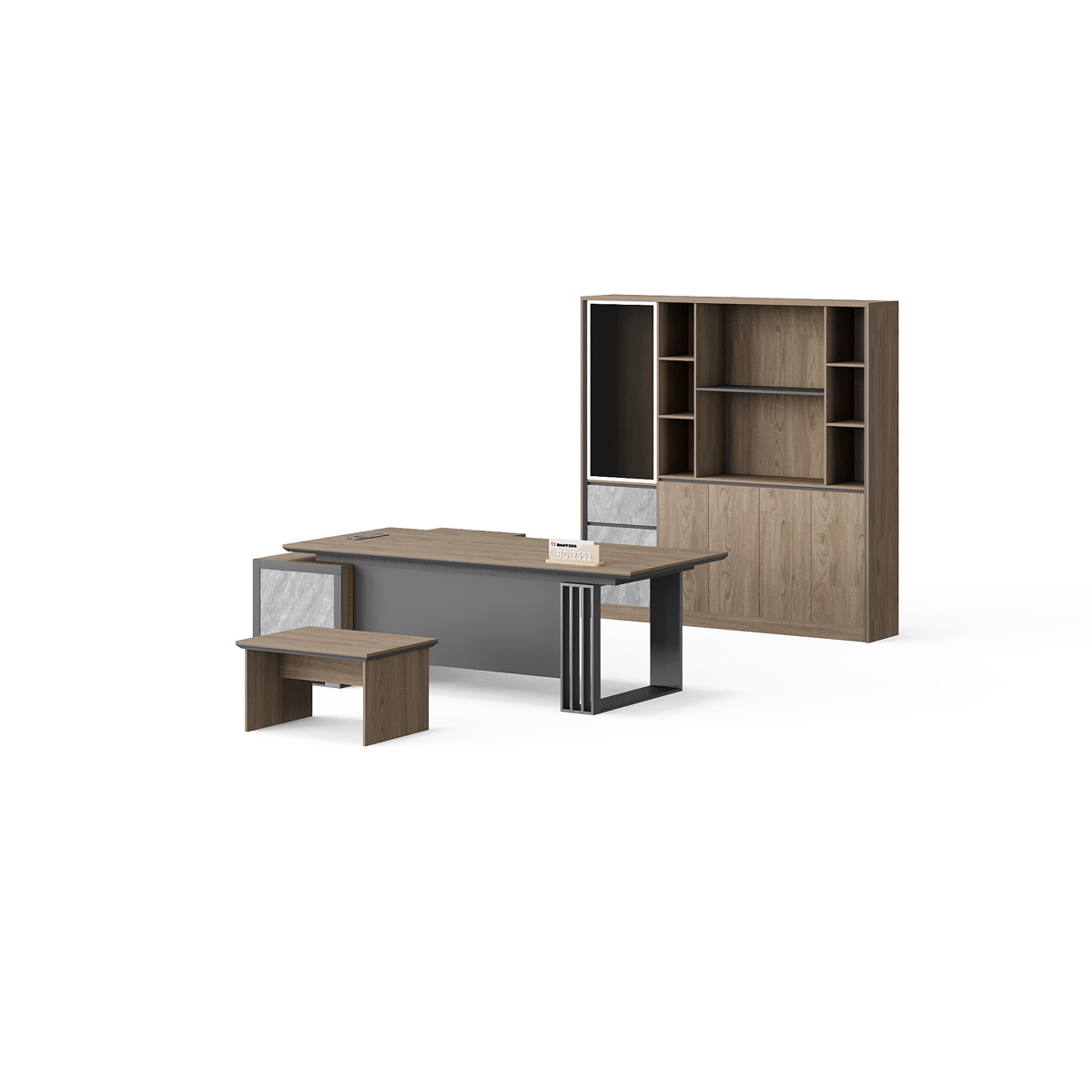 Meja Direktur L-Shape — BG-2552 — Foshan China office furniture manufacturer