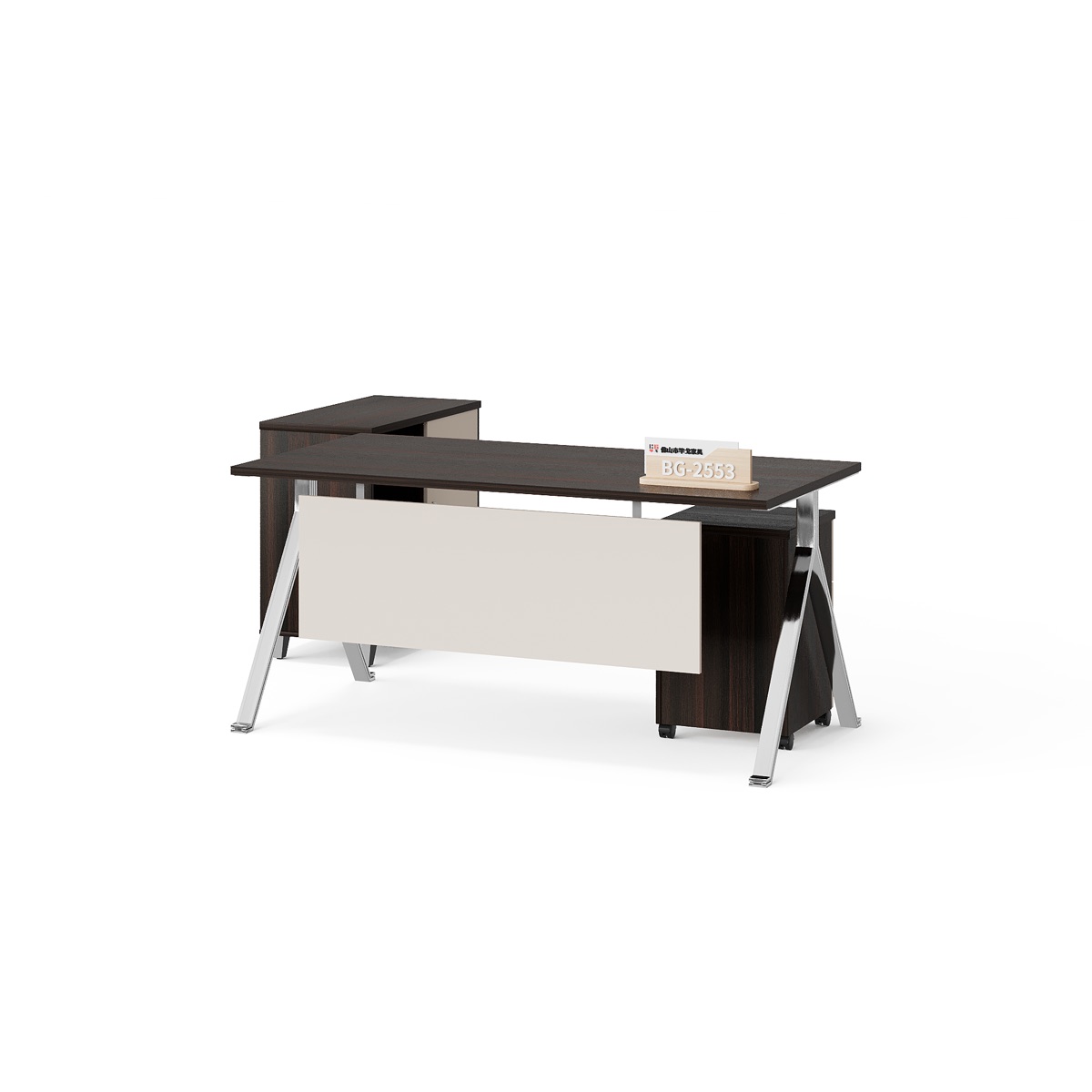 Meja Direktur + Kabinet Set — BG-2553 — Foshan China office furniture manufacturer