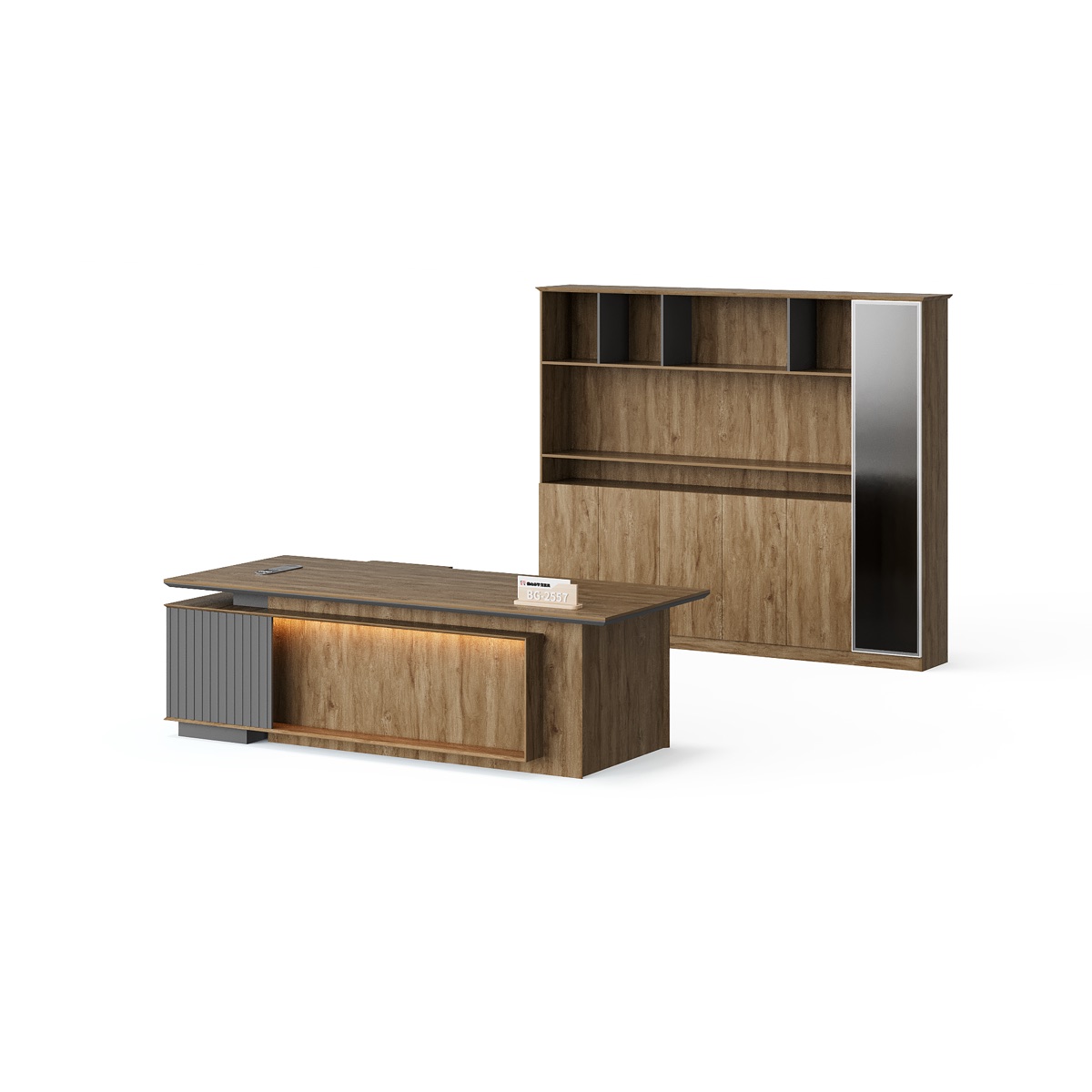 BG Reaches 511 Products: L-Shape Desks & Side Cabinets
