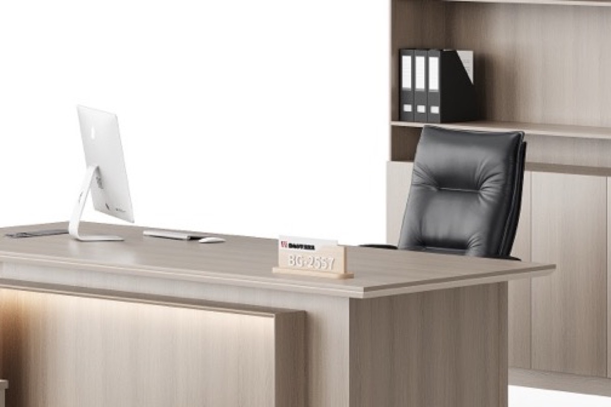 Meja Kerja Direktur L-Shape — detail fitur 2