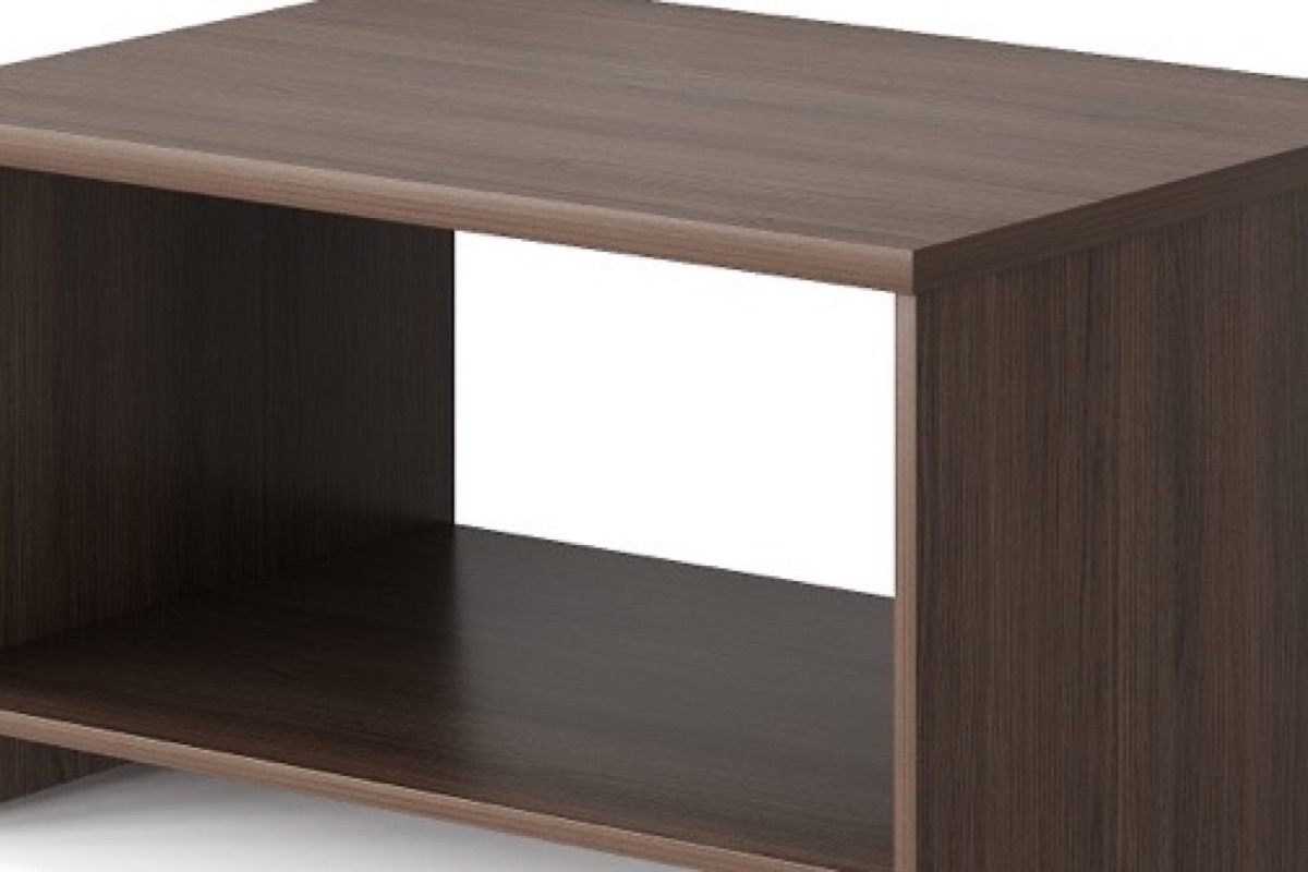 Square Coffee Table with Lower Shelf — feature detail 2