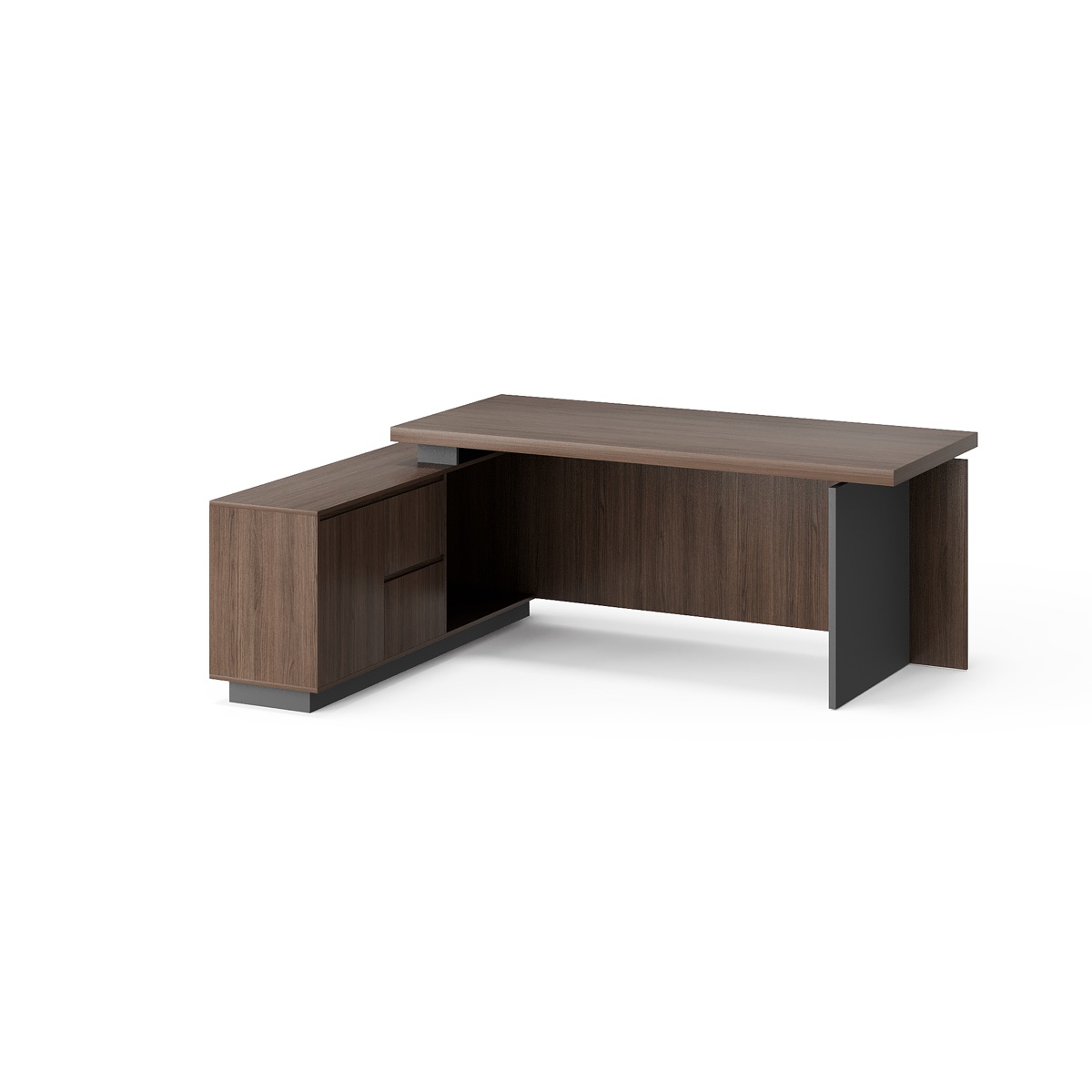 Meja Eksekutif L-Shape — detail fitur 1