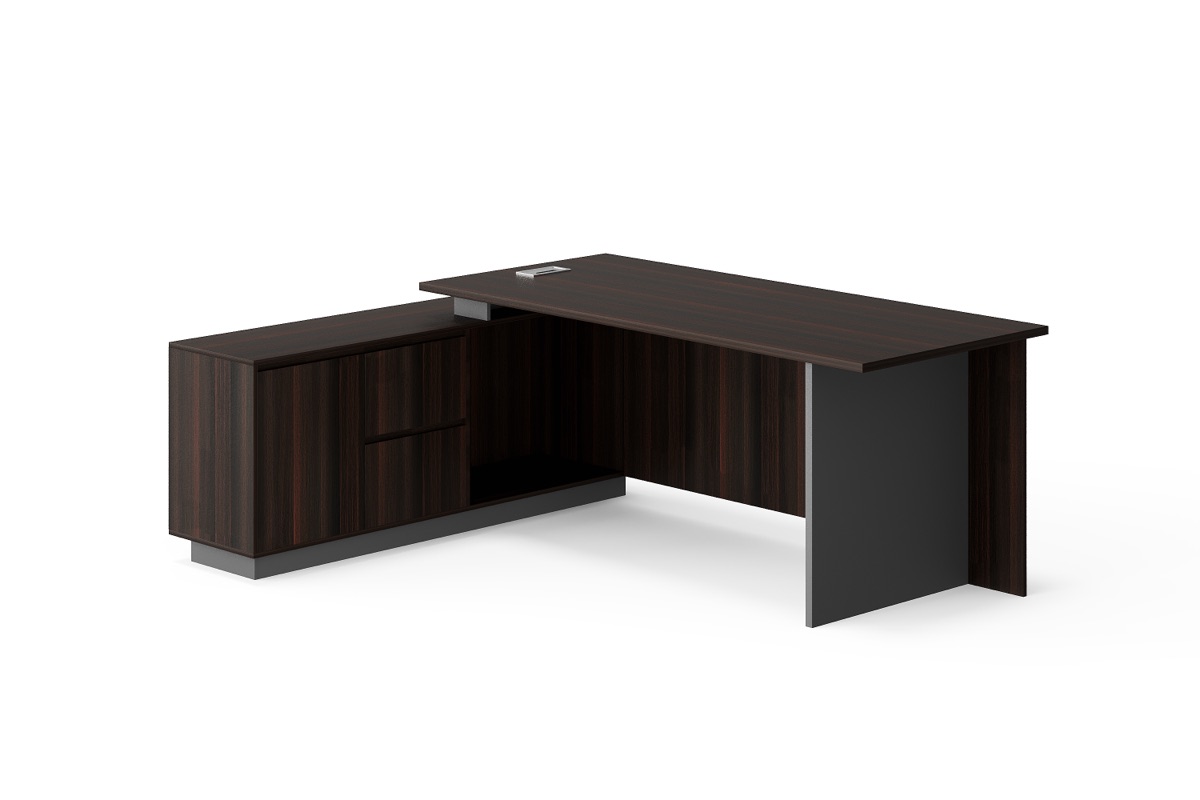 Meja Eksekutif L-Shape — detail fitur 2
