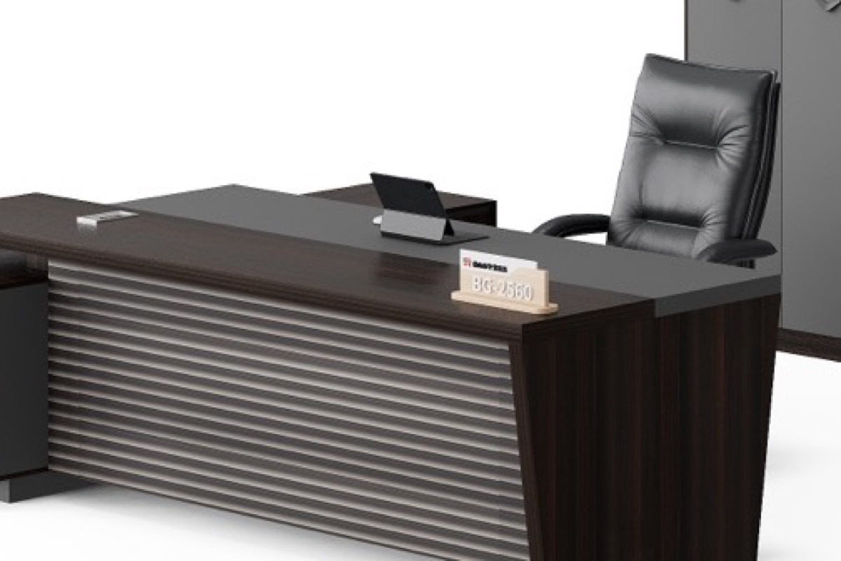 Set Meja Eksekutif L-Shape + Kabinet — detail fitur 5