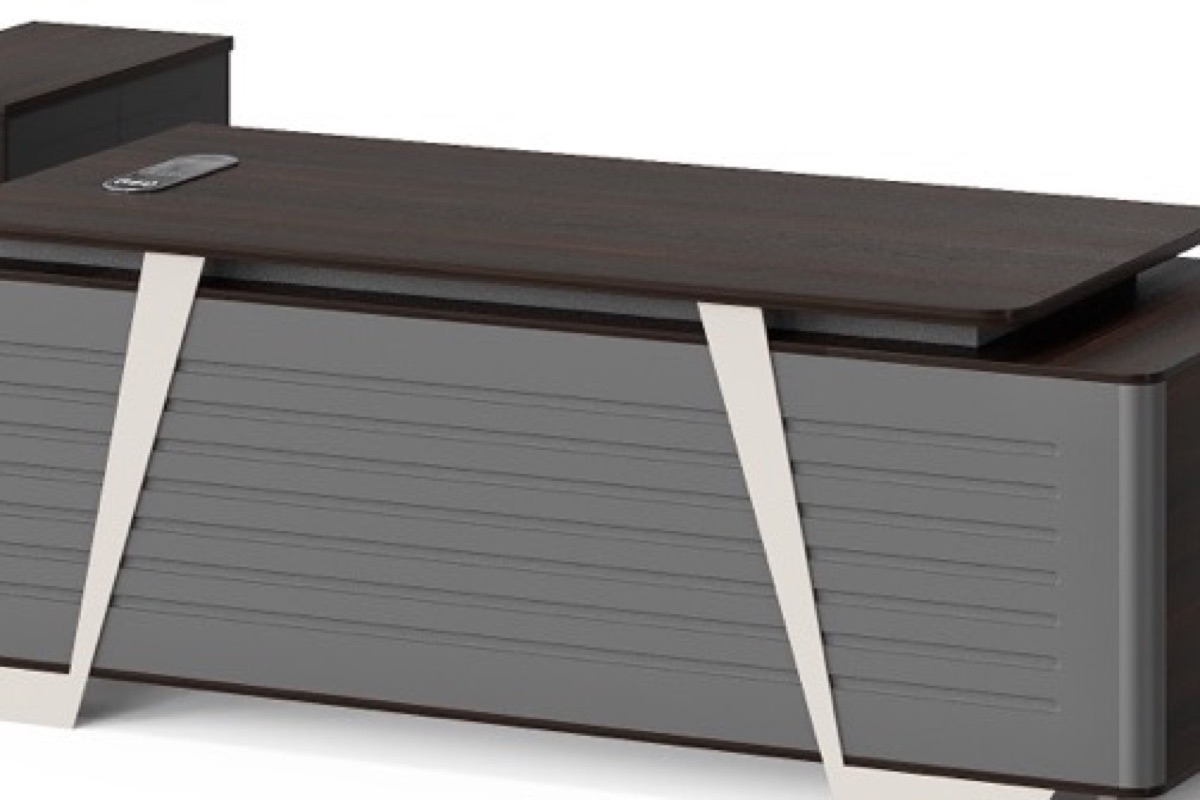 Director L-Desk with Monitor Stand — feature detail 2