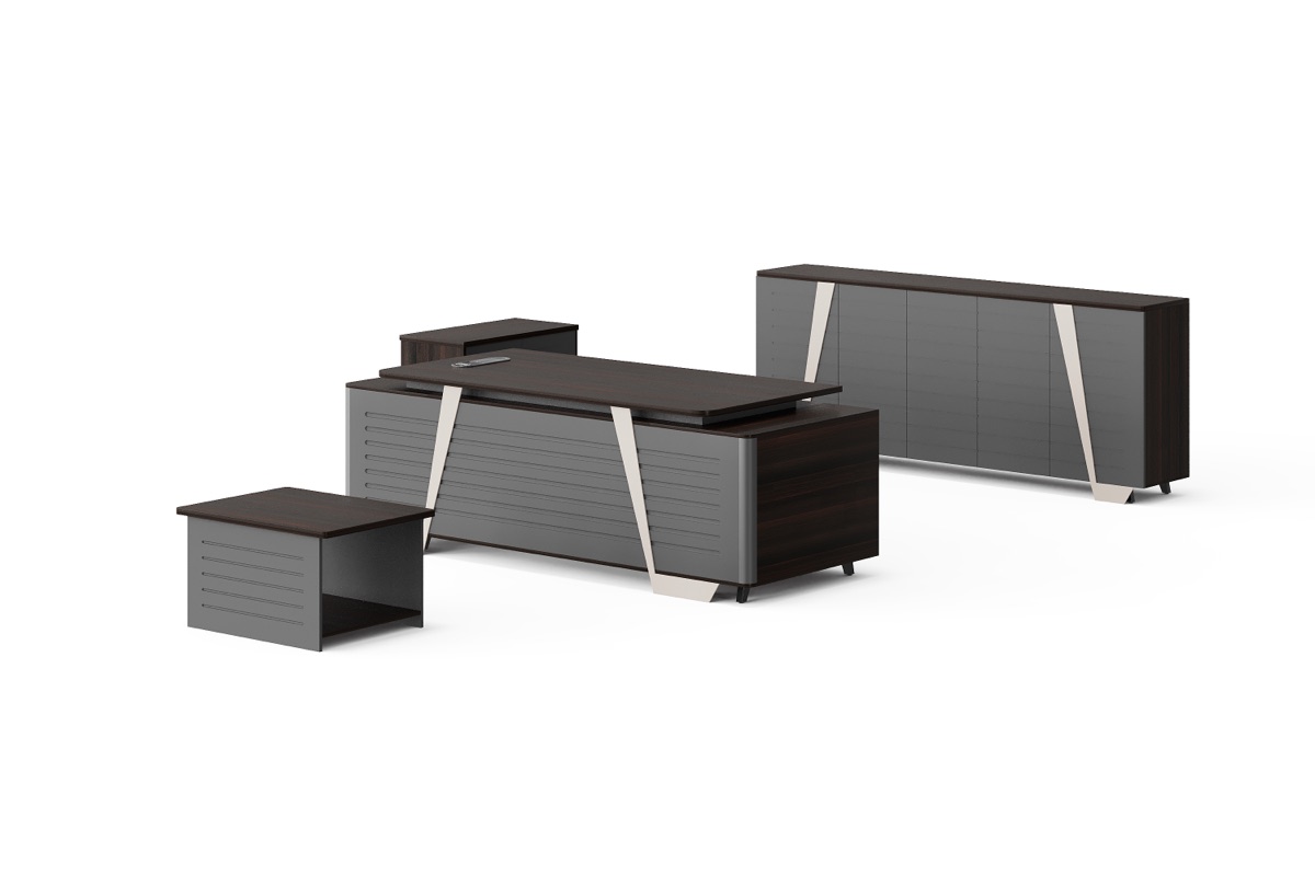 Meja Eksekutif + Side Cabinet — detail fitur 2