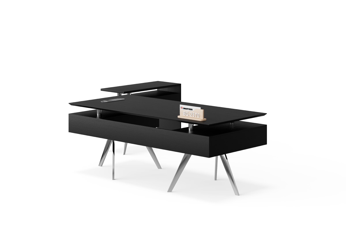 Meja Direktur Minimalis Kaki Chrome — BG-2570