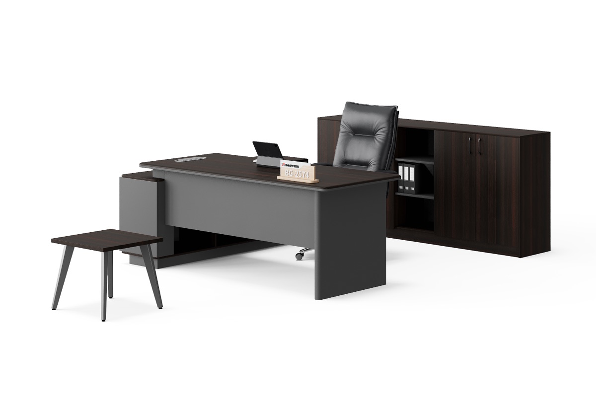 Meja Direktur L-Shape — detail fitur 5